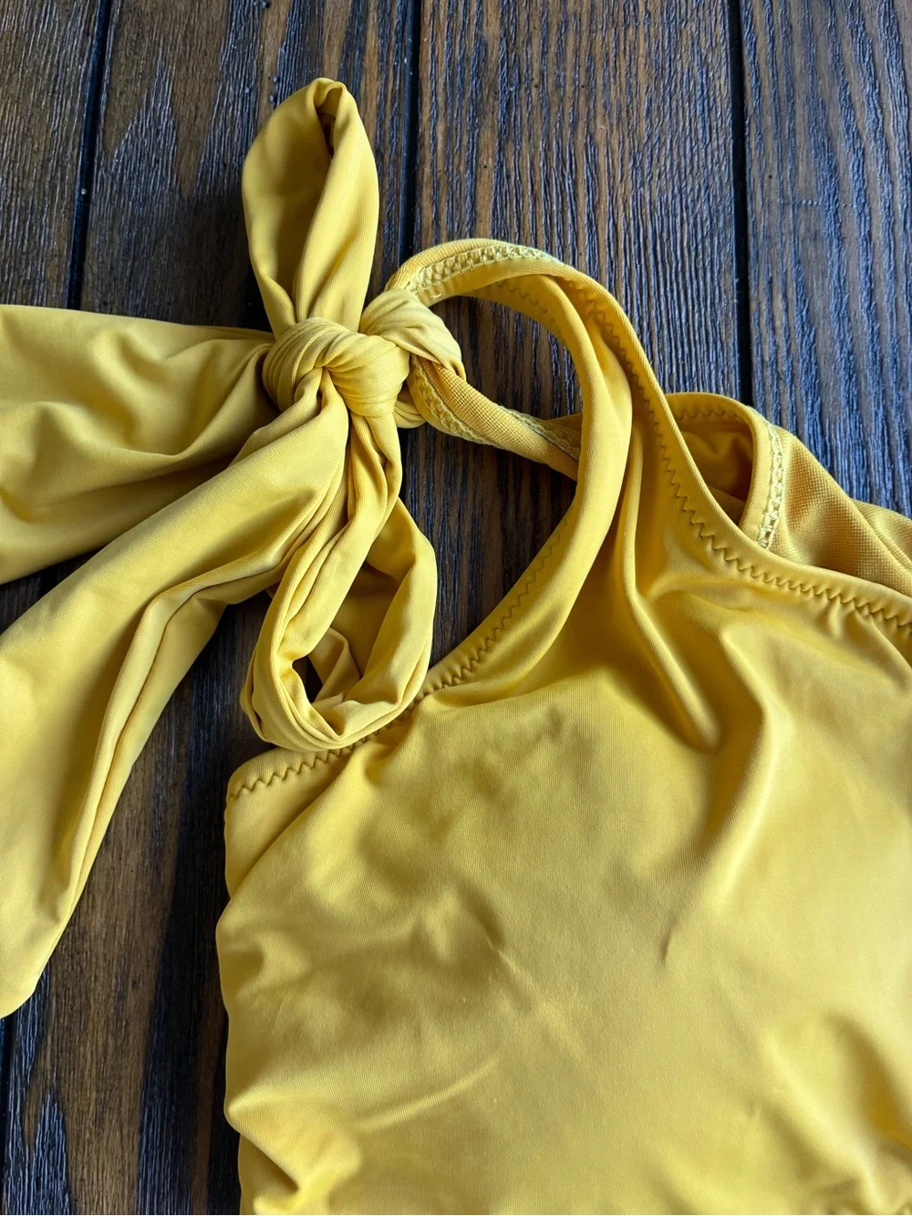 Mermaid Swimwear Yellow Bikini top and bottom  - Size L